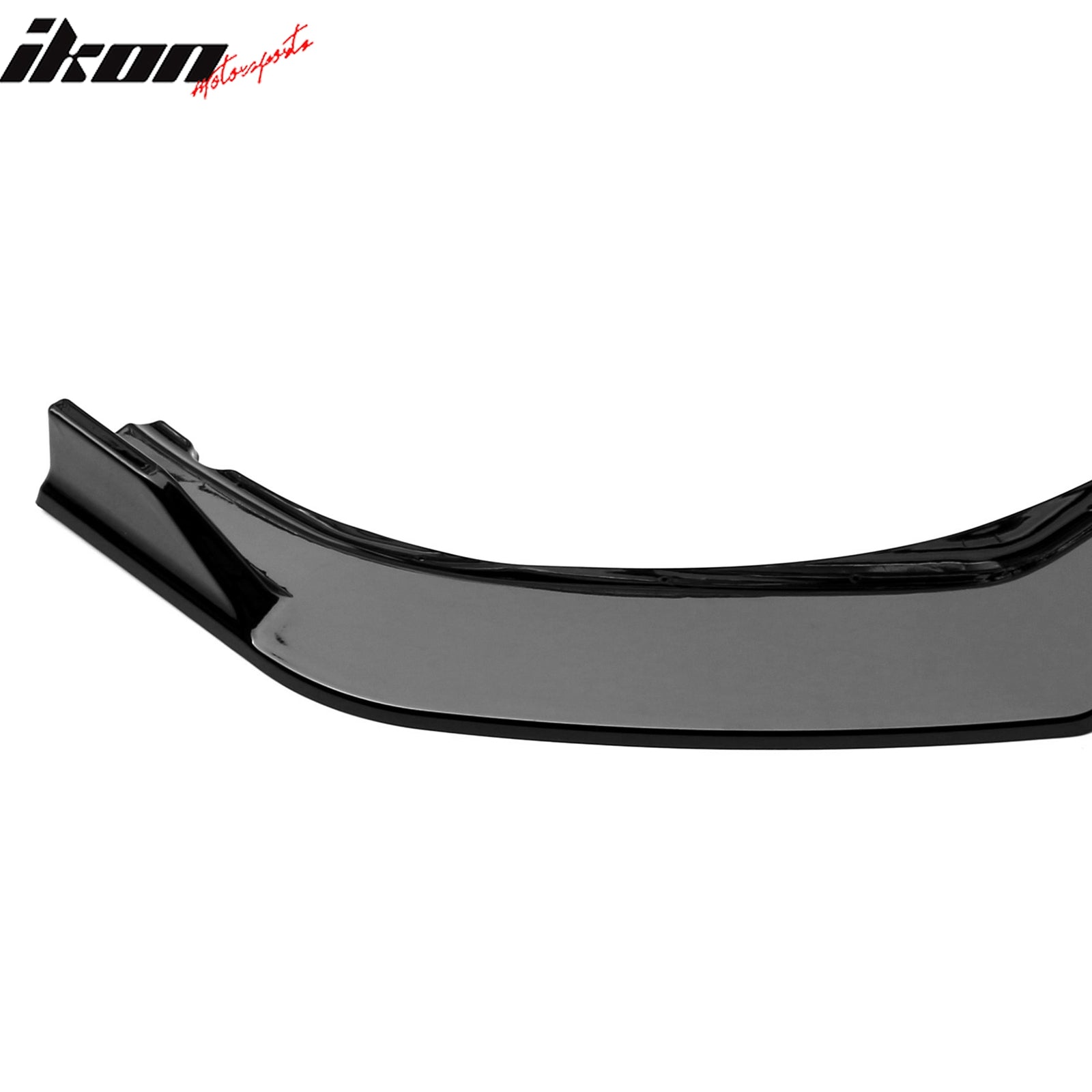 Fits 21-23 BMW G30 5 Series Sedan IKON Front Bumper Lip Spoiler Gloss Black PP