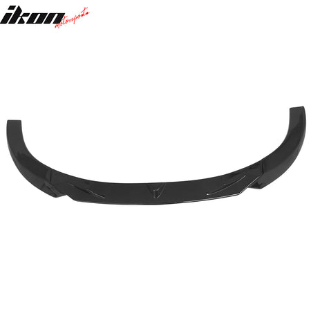 Fits 22-26 BMW 2-Series G42 FD Style Front Bumper Lip Splitter Gloss Black ABS
