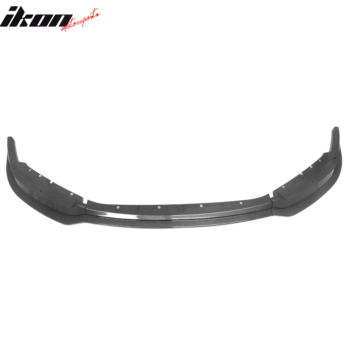 Fits 23-27 BMW G87 M2 MH Style Front Bumper Lip Carbon Fiber Print ABS 3PCS Set
