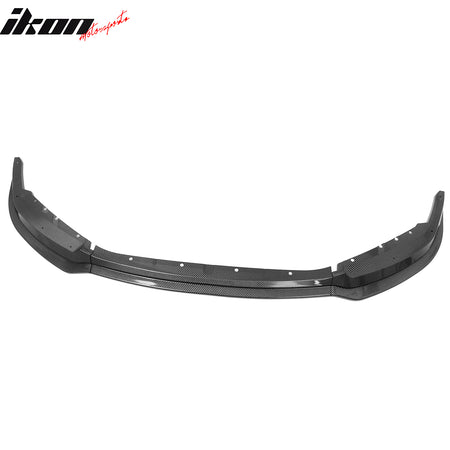 Fits 23-27 BMW G87 M2 MH Style Front Bumper Lip Carbon Fiber Print ABS 3PCS Set