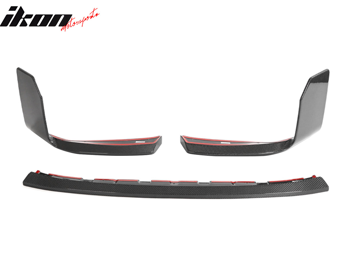 Fits 23-24 BMW G87 M2 Front Bumper Lip M Performance 3PC Spoiler