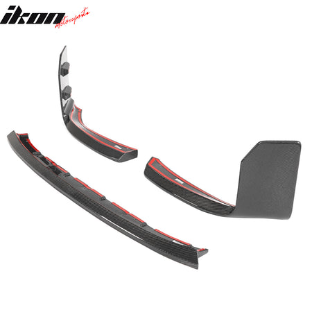 Fits 23-24 BMW G87 M2 Front Bumper Lip M Performance 3PC Spoiler