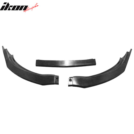 Fits 15-17 Chrysler 200 Front Bumper Lip Spoiler Splitter Chin Unpainted PU 3PCS