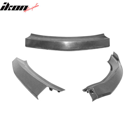 Fits 15-17 Chrysler 200 Front Bumper Lip Spoiler Splitter Chin Unpainted PU 3PCS