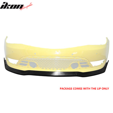 Fits 15-17 Chrysler 200 Front Bumper Lip Spoiler Splitter Chin Unpainted PU 3PCS