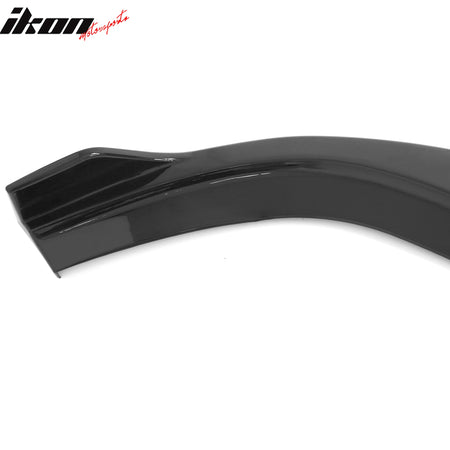 Fits 12-14 Chrysler 300 SRT8 3PCS Front Bumper Lip Lower Spoiler Gloss Black PP