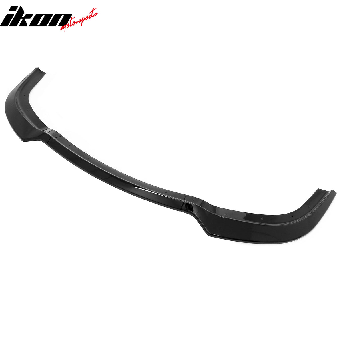 Fits 15-23 Chrysler 300 V Style Front Bumper Lip Spoiler Gloss Black PP 3PCS Set
