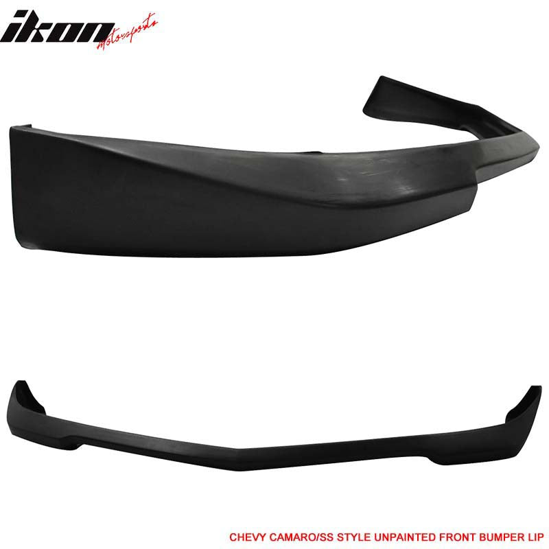 Fits 10-13 Chevy Camaro (1LT LS LT V6 Only) SS Style Front Bumper Lip - PU