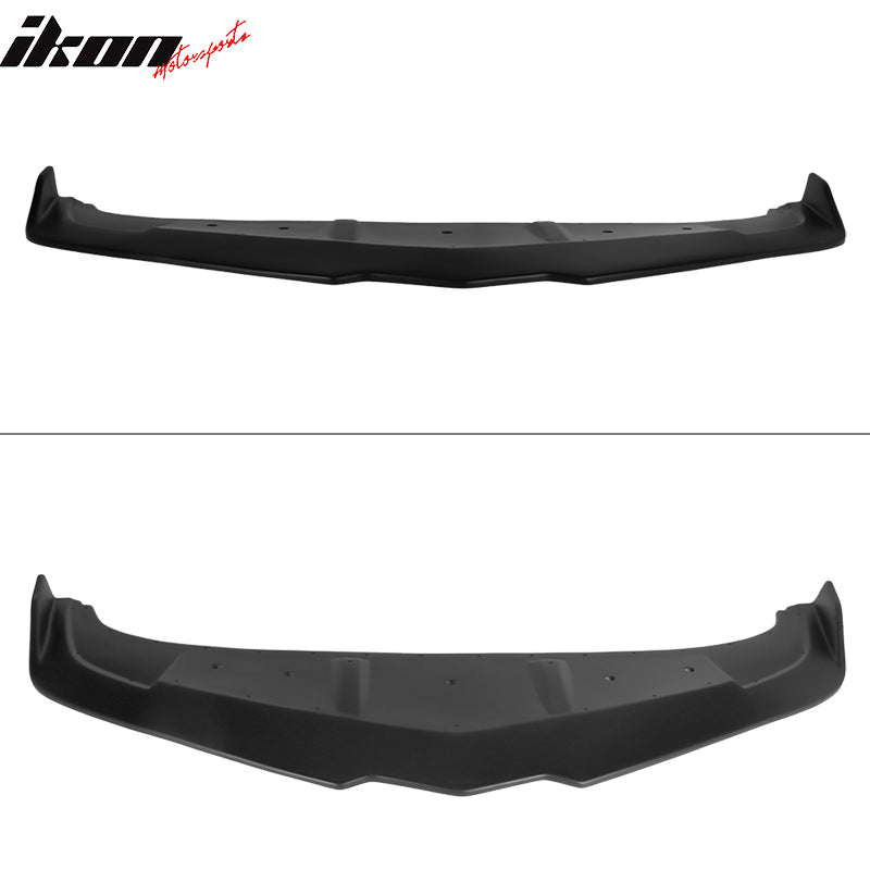 IKON MOTORSPORTS, Front Bumper Lip Compatible With 2014-2015 Chevy Camaro SS, Ikon Style Painted Air Dam Chin Bodykit Spoiler Splitter Lip PP