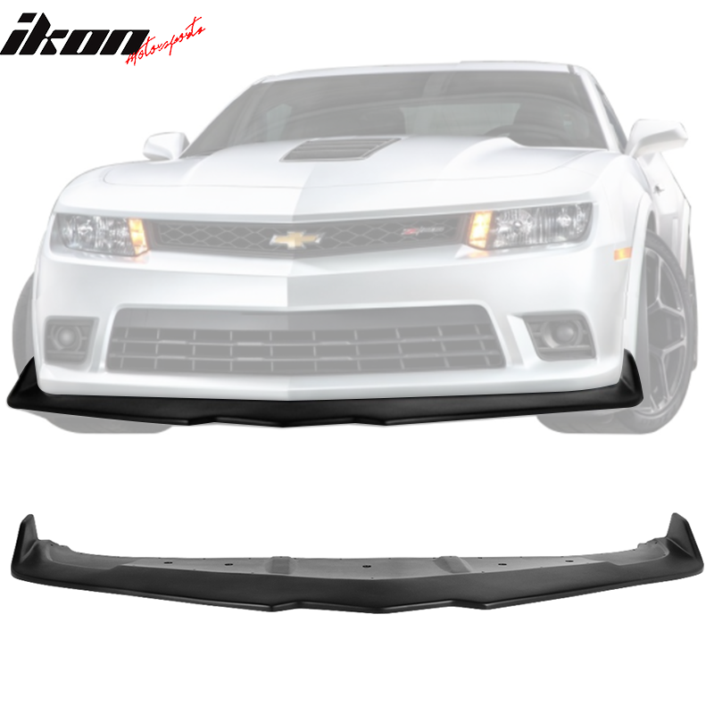 2014-2015 Chevy Camaro SS Ikon Style Front Bumper Lip Unpainted PP