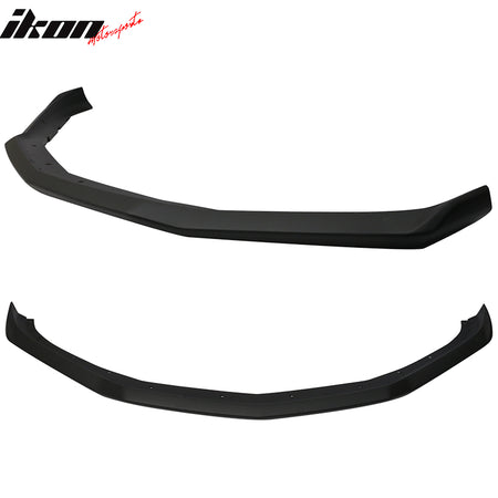 Fits 16-24 Camaro SS V8 OE Style Front Bumper Lip Matte Black