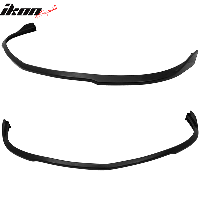 Front Bumper Lip Compatible With 1998-2002 Chevy Camaro, CS Style Unpainted Raw Material Black PU Front Lip Finisher Under Chin Spoiler Add On by IKON MOTORSPORTS, 1999 2000 2001