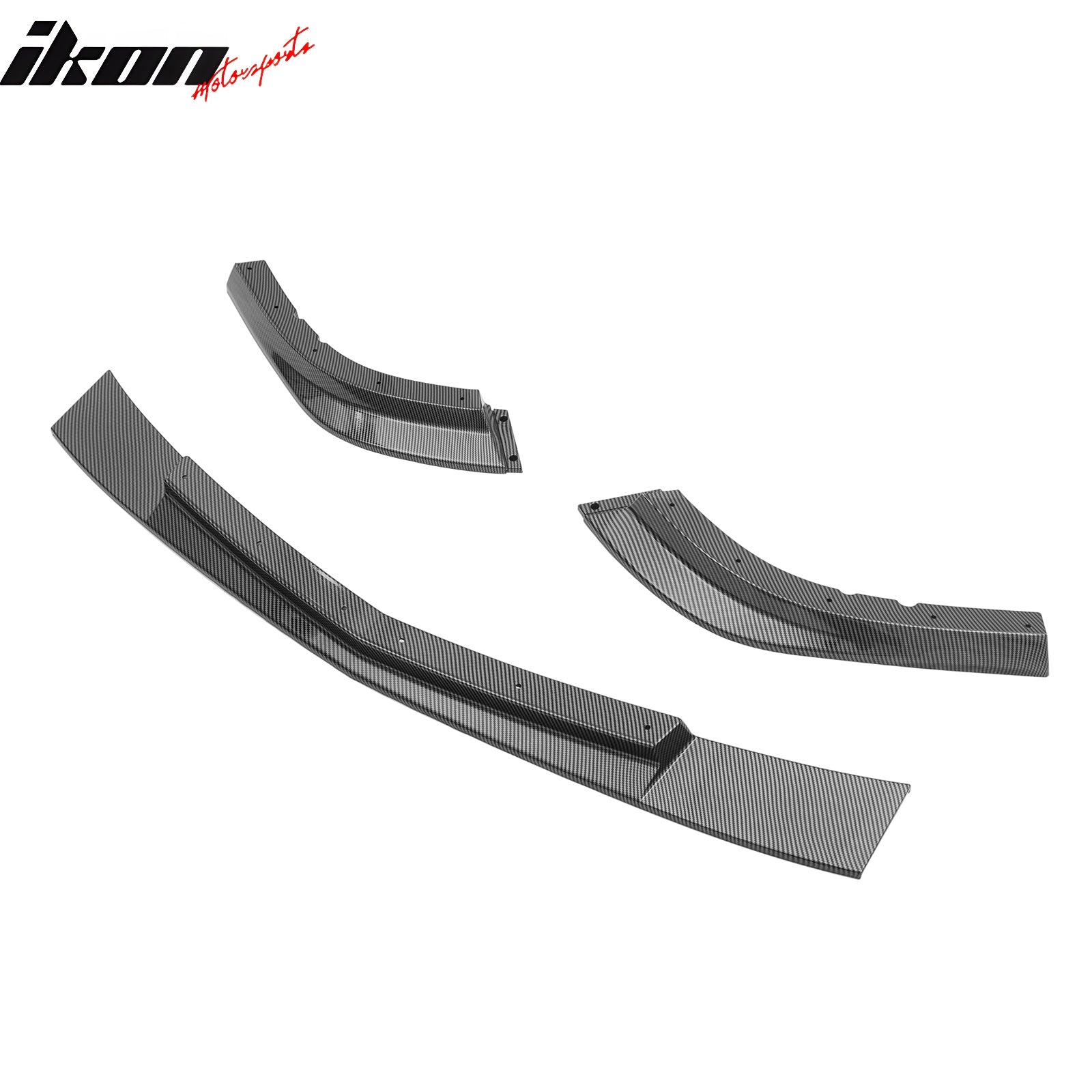 For 05-13 Corvette Base ZR1 Front Bumper Lip Chin Spoiler Carbon Fiber Print ABS