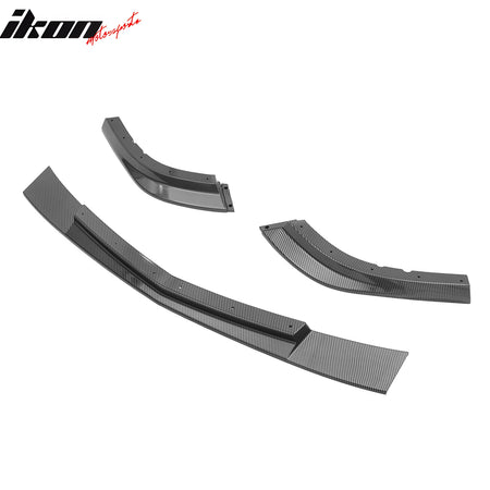For 05-13 Corvette Base ZR1 Front Bumper Lip Chin Spoiler Carbon Fiber Print ABS