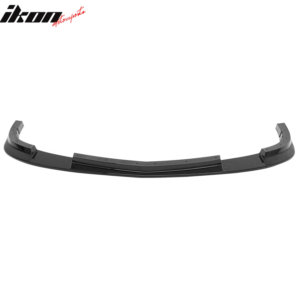 2005-2013 Chevrolet Corvette C6 Base ZR1 Style Gloss Black Front Bumper Lip ABS