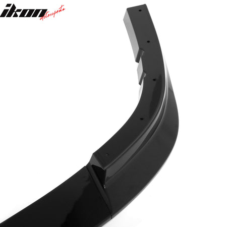 Fits 05-13 Chevy Corvette Base ZR1 Front Bumper Lip Chin Spoiler Gloss Black ABS