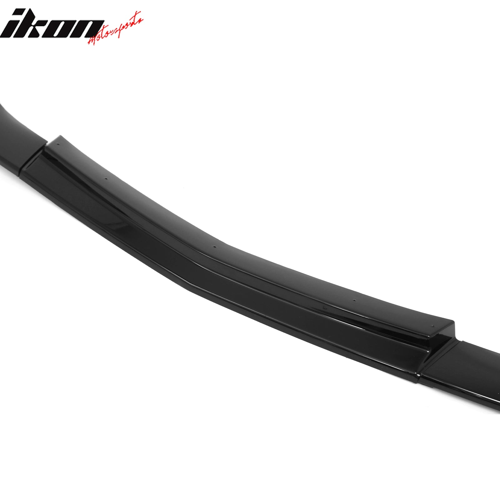 Fits 05-13 Chevrolet Corvette C6 Base ZR1 Style Front Bumper Lip Gloss Black 3PC