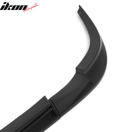 Fits 05-13 Chevrolet Corvette C6 Base ZR1 Style Front Bumper Lip Gloss Black 3PC
