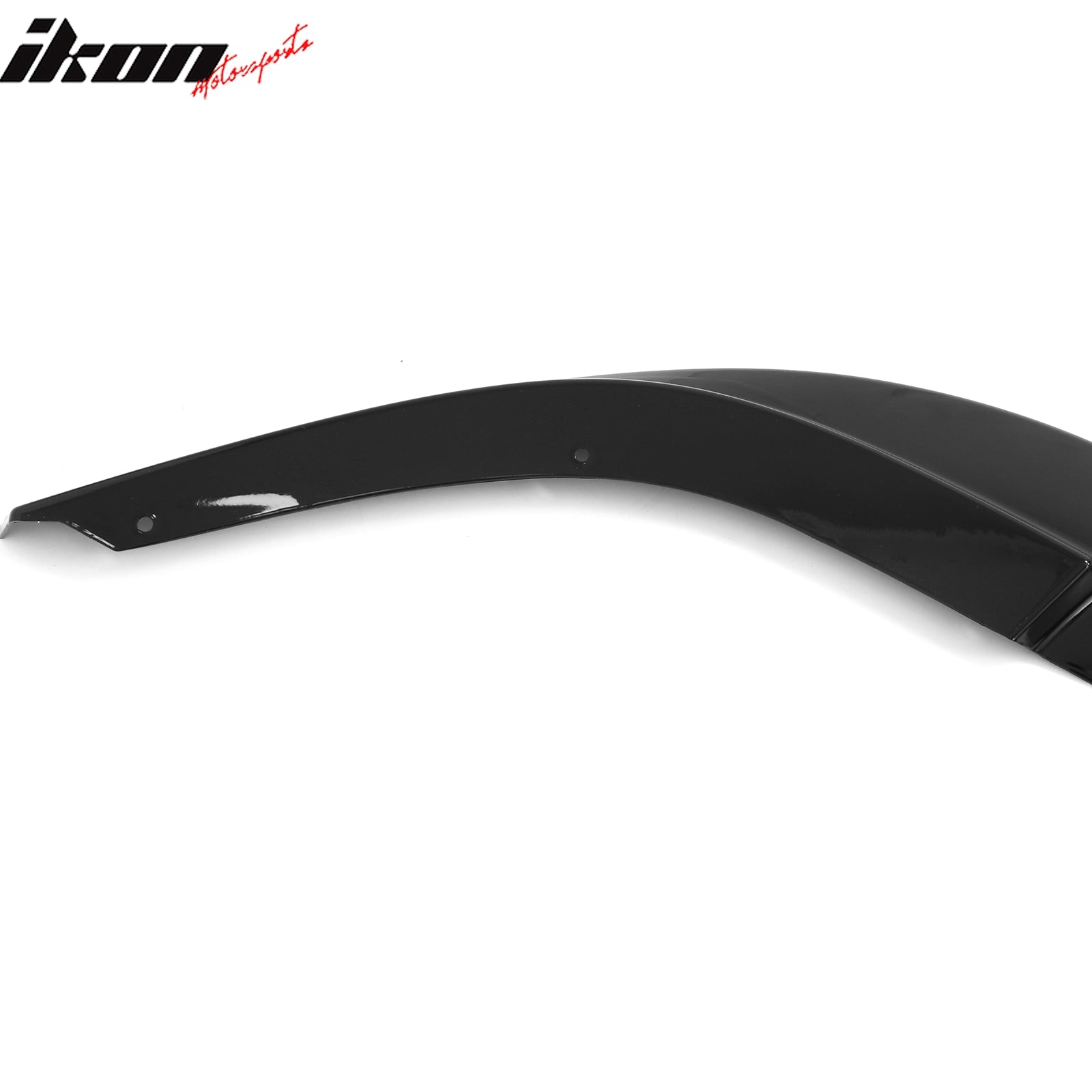 Fits 05-13 Chevrolet Corvette C6 Base ZR1 Style Front Bumper Lip Gloss Black 3PC