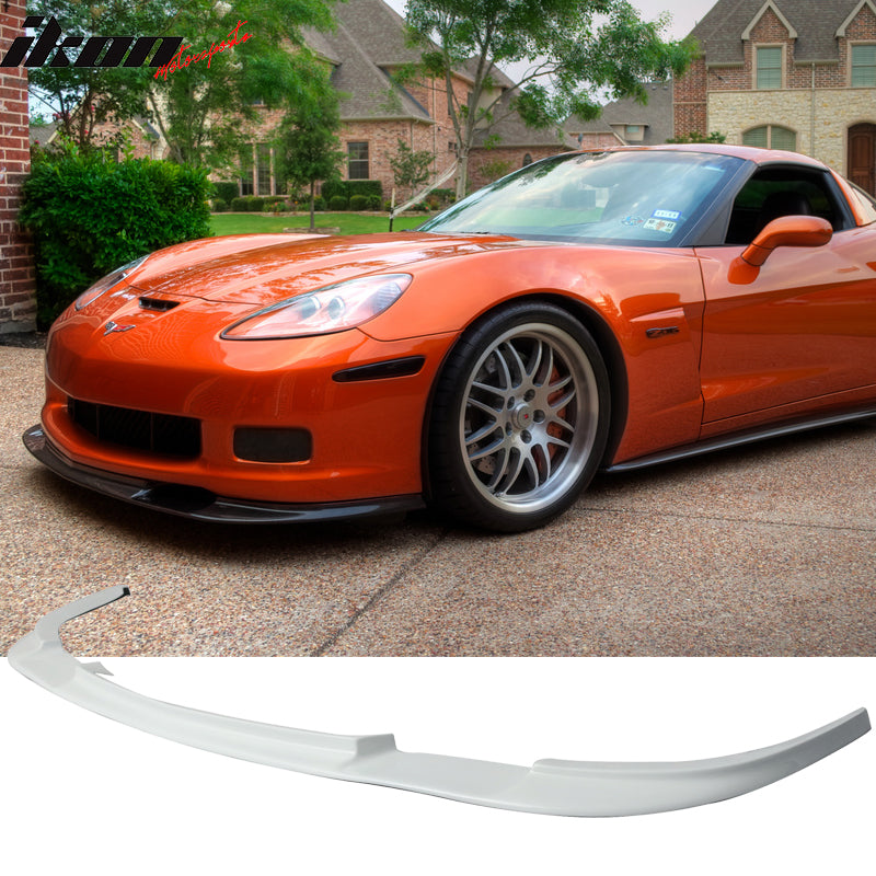 Fits 05-13 Chevy Corvette C6 Z06 ZR1 Style Front Bumper Lip