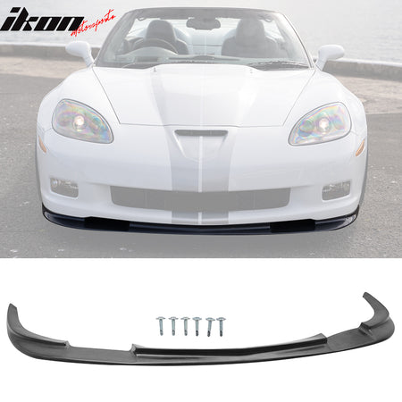 Fits 05-13 Chevy Corvette C6 Z06 ZR1 Style Front Bumper Lip