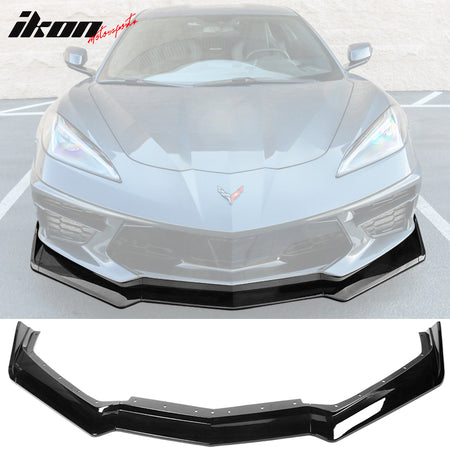 Fits 20-25 Chevy Corvette C8 5VM Style ABS Front Bumper Lip 5PCS