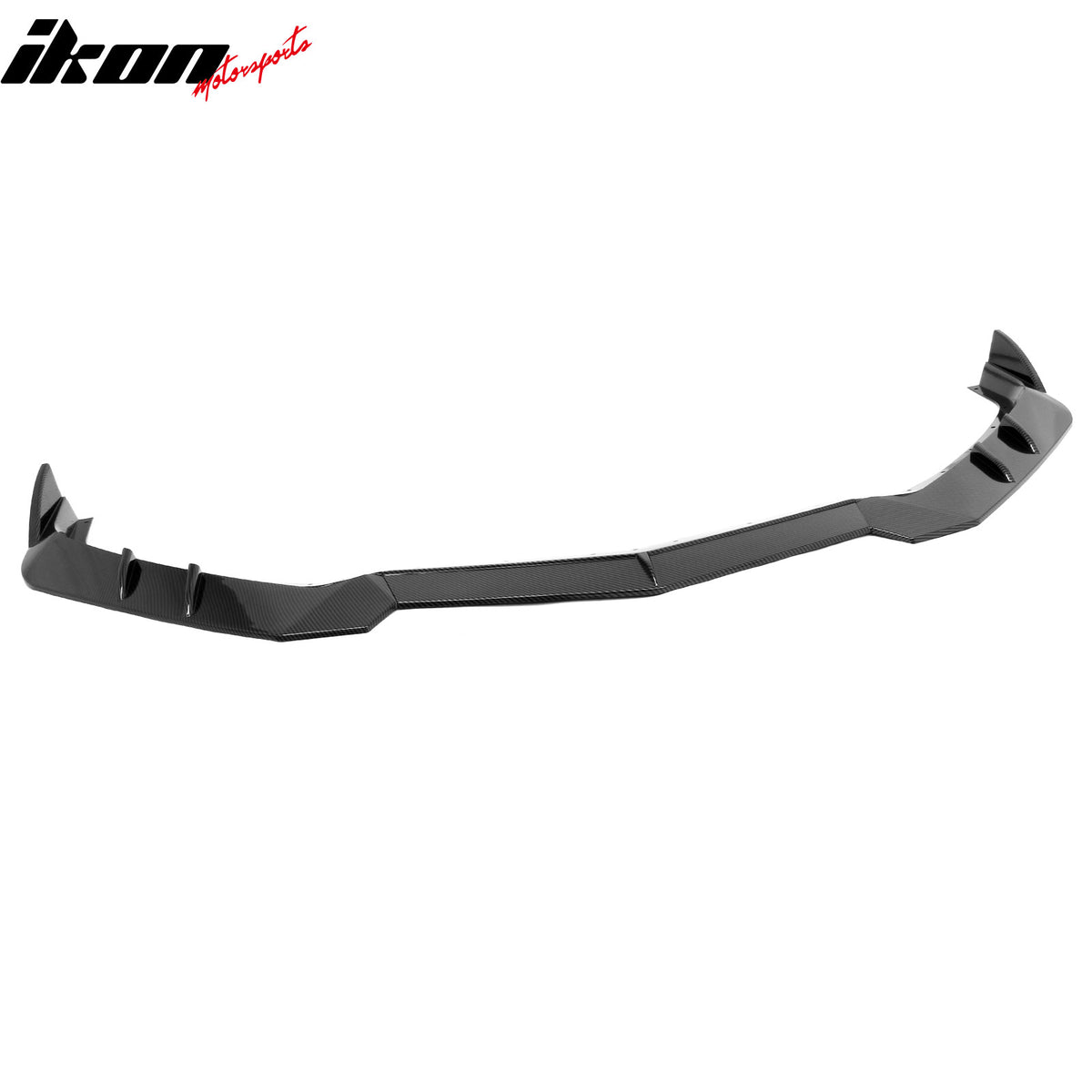 Fits 20-26 Chevy Corvette C8 Stingray/Z51 Front Bumper Lip Carbon Fiber Look 3PC