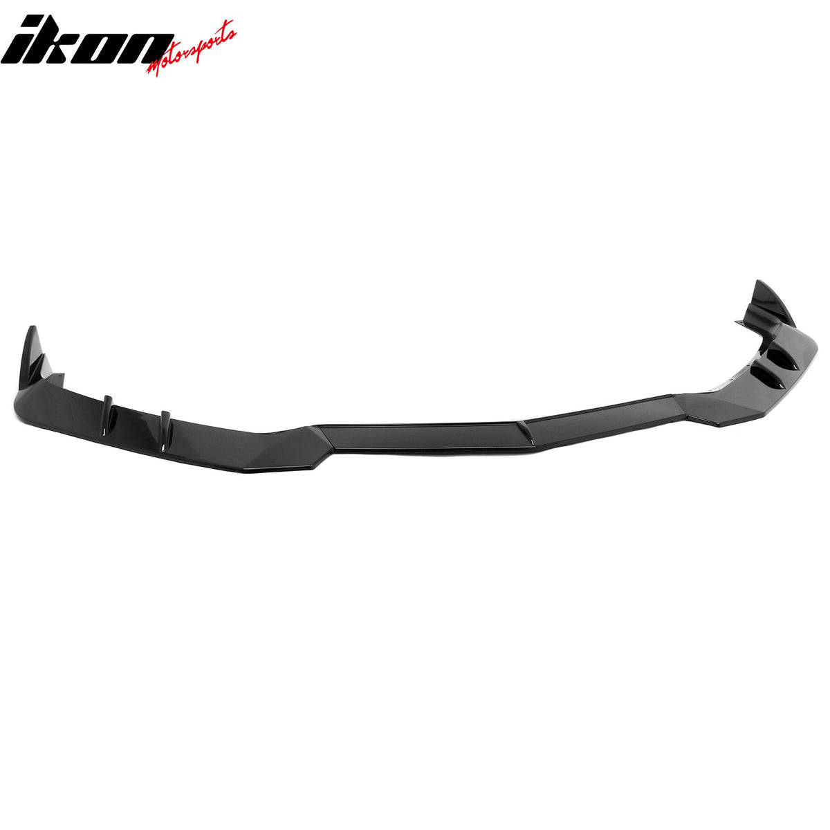 Fits 20-26 Chevy Corvette C8 Stingray/Z51 Front Bumper Lip Gloss Black PP 3PCS