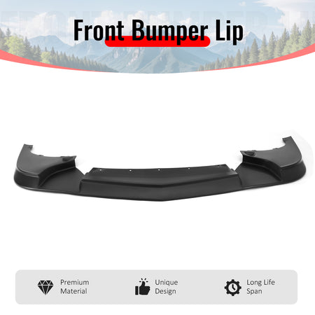 Fits 97-04 Chevy Corvette C5 ZR1 V2 Style Front Bumper Lip Spoiler Splitter PU