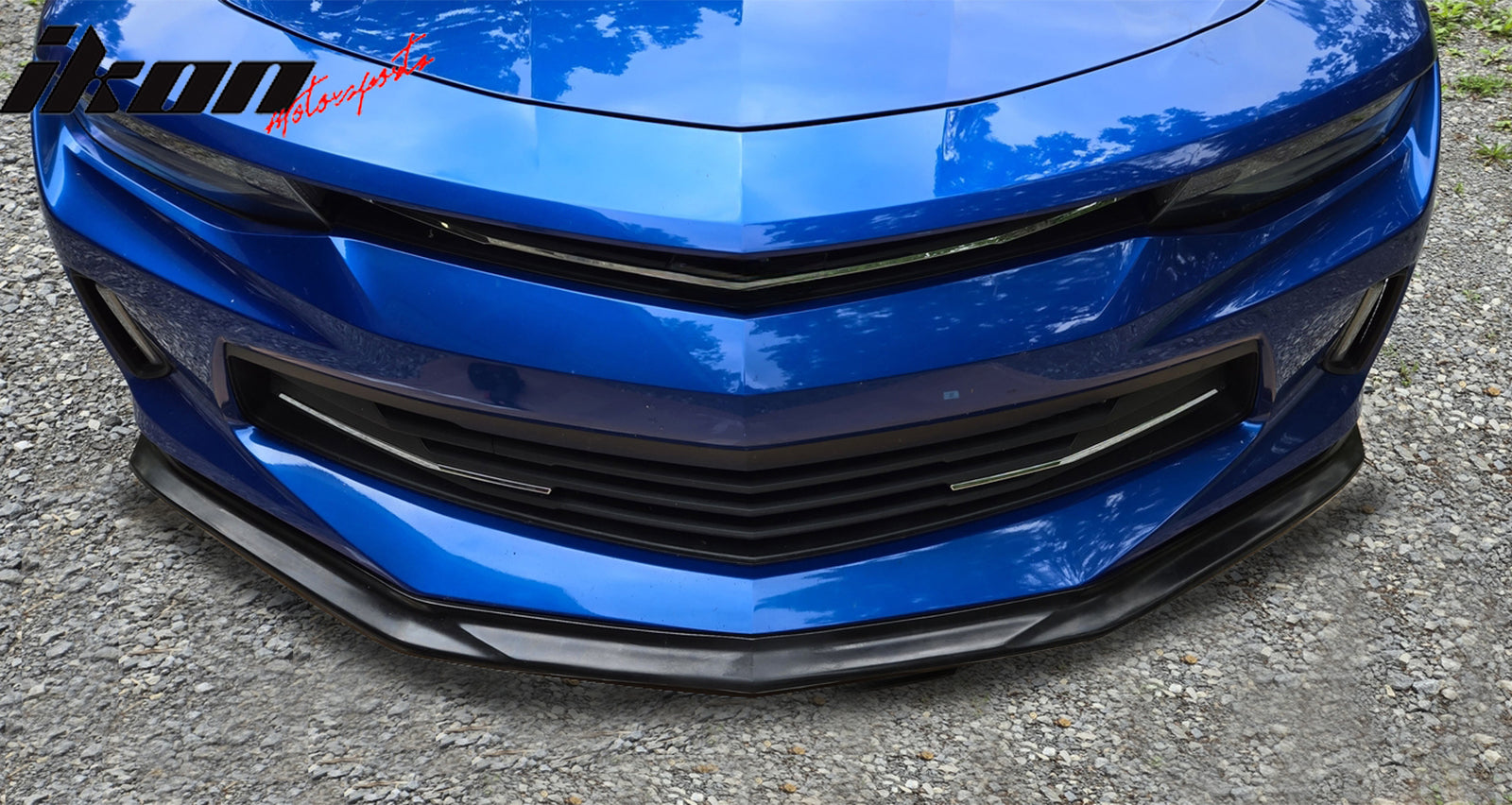 Fits 16-18 Chevy Camaro SLP Style Front Bumper Lip Spoiler Splitter Black PU