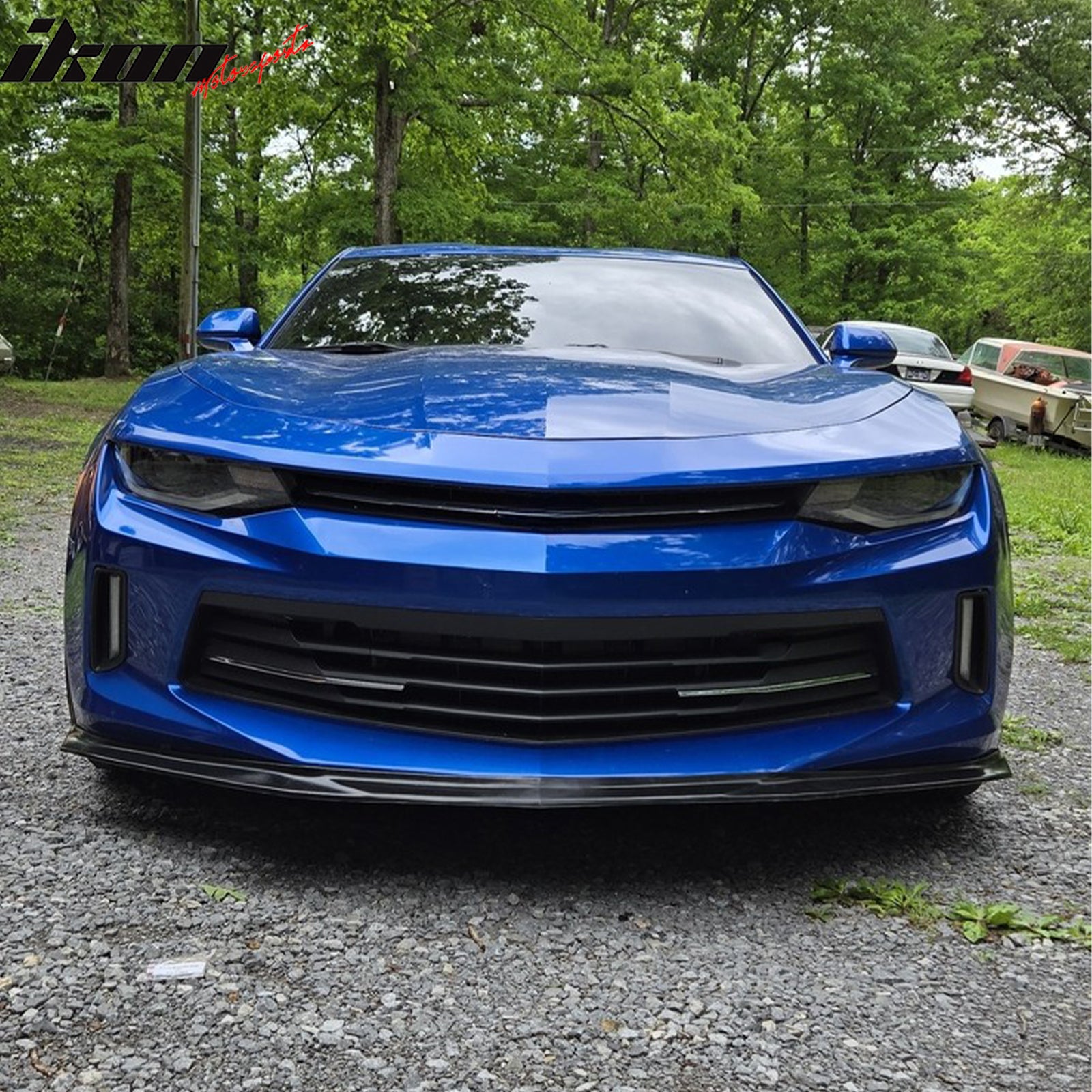 Fits 16-18 Chevy Camaro SLP Style Front Bumper Lip Spoiler Splitter Black PU