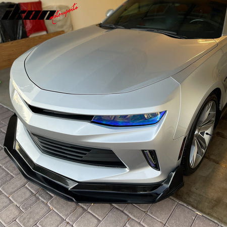 Fits 16-18 Chevrolet Camaro Xtreme Style Front Bumper Lip Spoiler Unpainted PU