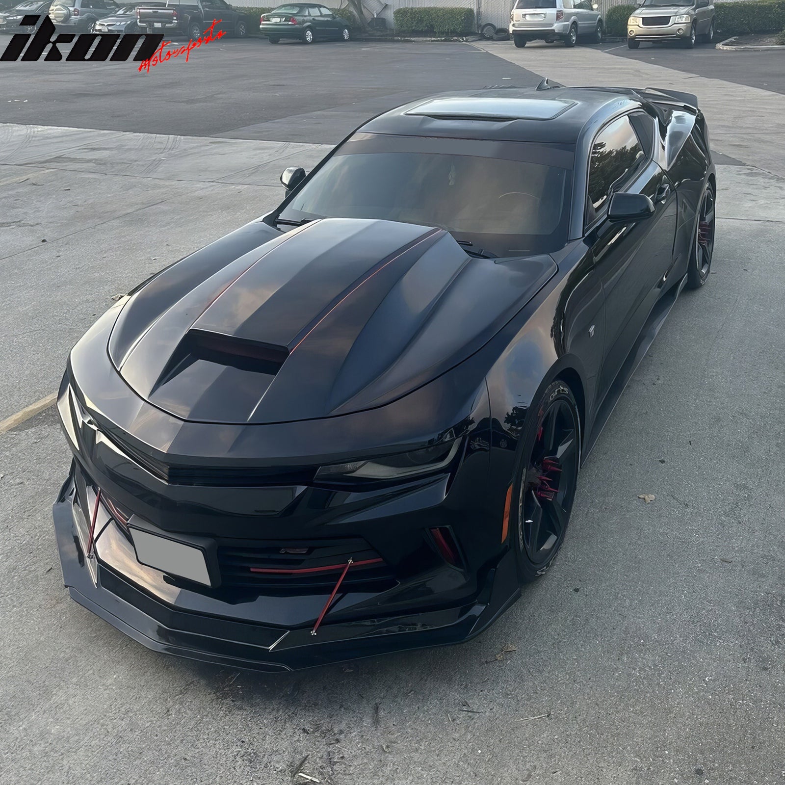 Fits 16-18 Chevy Camaro V4 V6 Xtreme Style Front Bumper Lip Spoiler Unpainted PU
