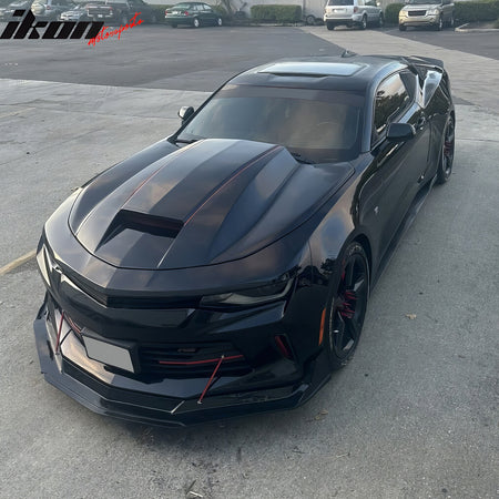 Fits 16-18 Chevy Camaro V4 V6 Xtreme Style Front Bumper Lip Spoiler Unpainted PU