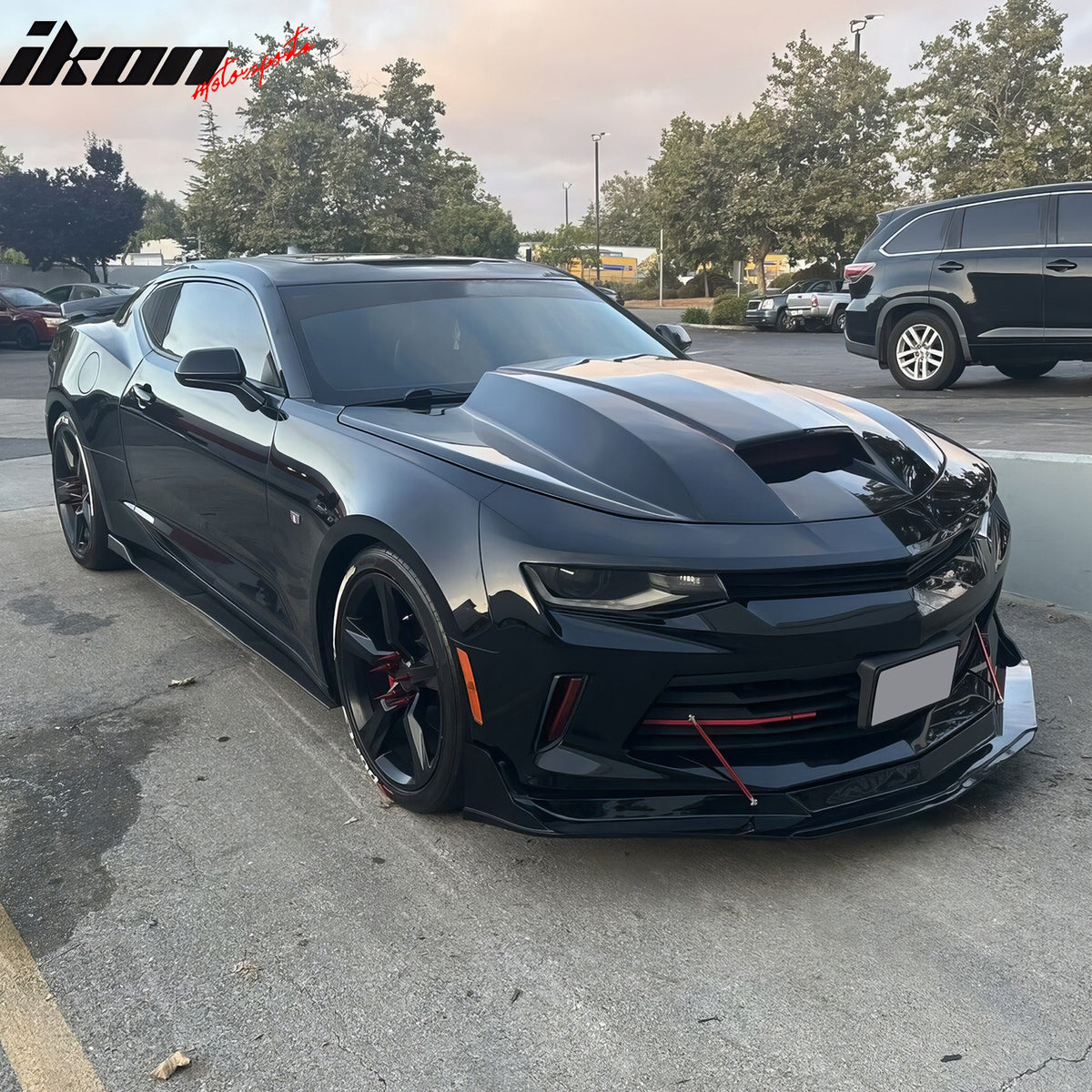 Fits 16-18 Chevy Camaro V4 V6 Xtreme Style Front Bumper Lip Spoiler Unpainted PU