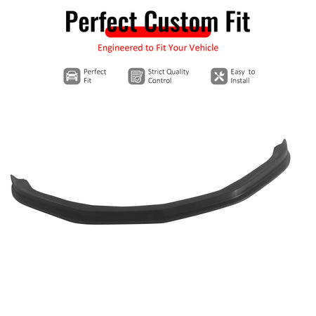 Fits 16-18 Chevy Camaro SS MDA Style Front Bumper Lip Spoiler Chin PU Unpainted