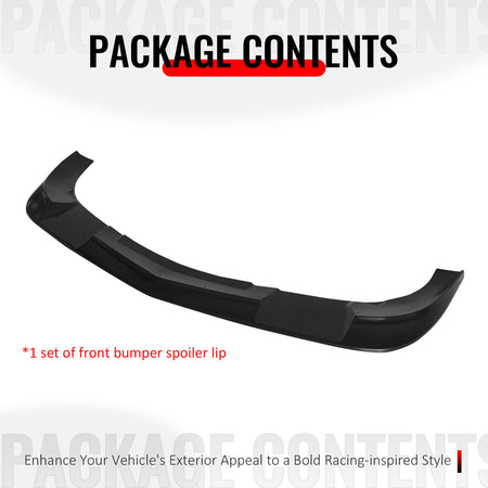 Fits 06-13 Chevy Corvette C6 Z06 ZR1 SP Style Front Bumper Lip Chin PU Unpainted