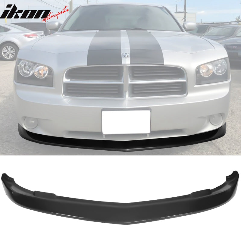 2006-2010 Dodge Charger V2 Style Unpainted Front Bumper Lip Spoiler PU