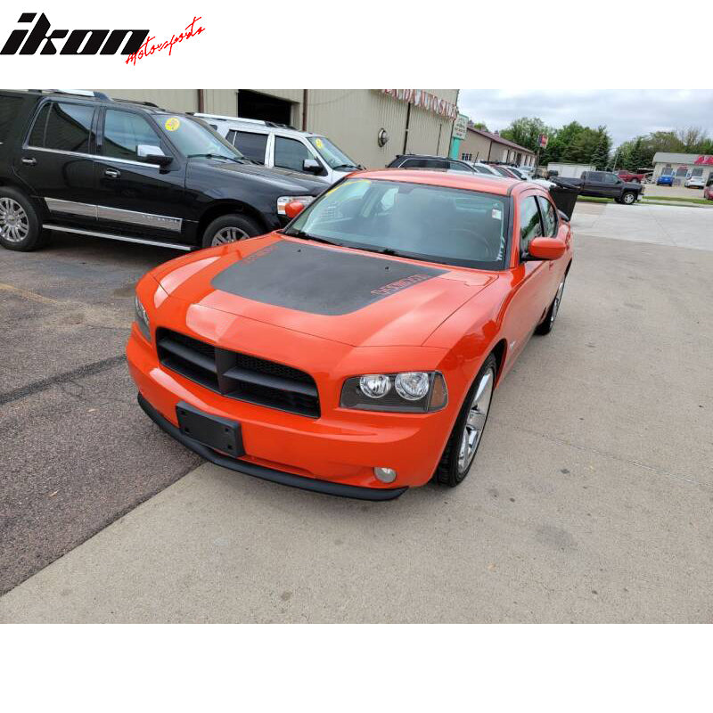 Fits 06-10 Dodge Charger OE Style Front Bumper Lip Spoiler Splitter Unpainted PU
