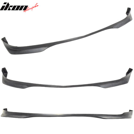 Front Bumper Lip Compatible With 2011-2014 Dodge Charger, RA Style Black PU Front Lip Finisher Under Chin Spoiler Add On by IKON MOTORSPORTS, 2012 2013