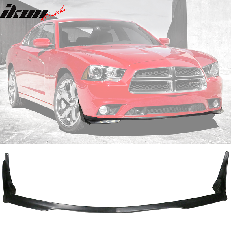 2011-2014 Dodge Charger RA Style Front Bumper Lip Front Winglets PU