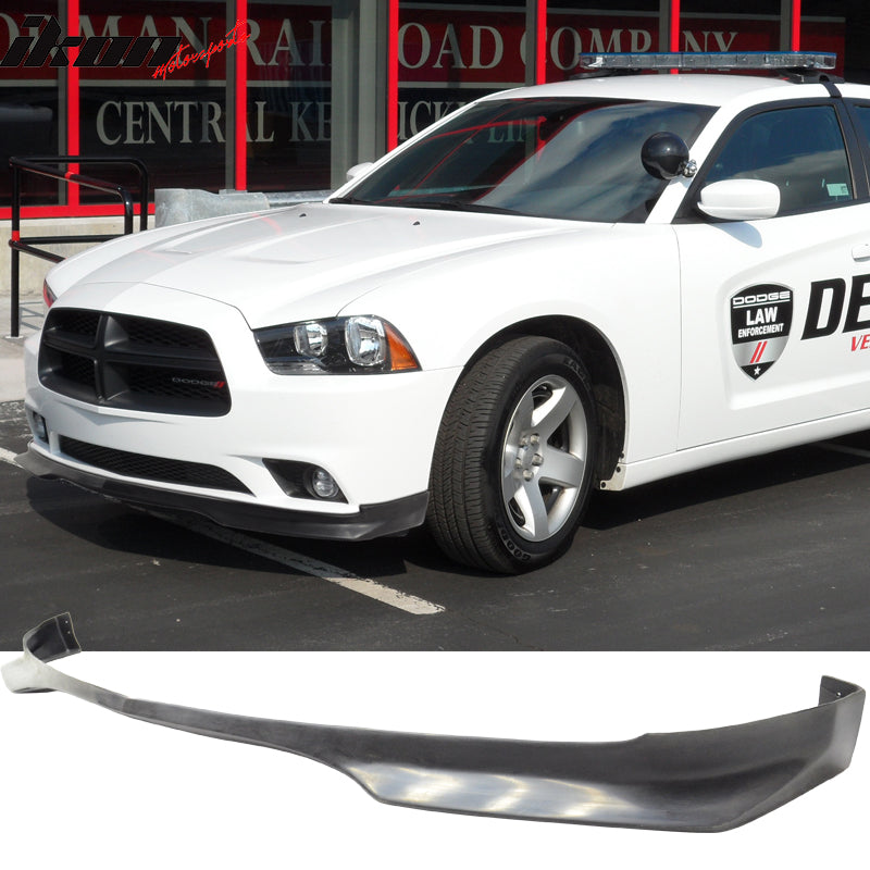 2011-2014 Dodge Charger RA Style Unpainted Front Bumper Lip Spoiler PU