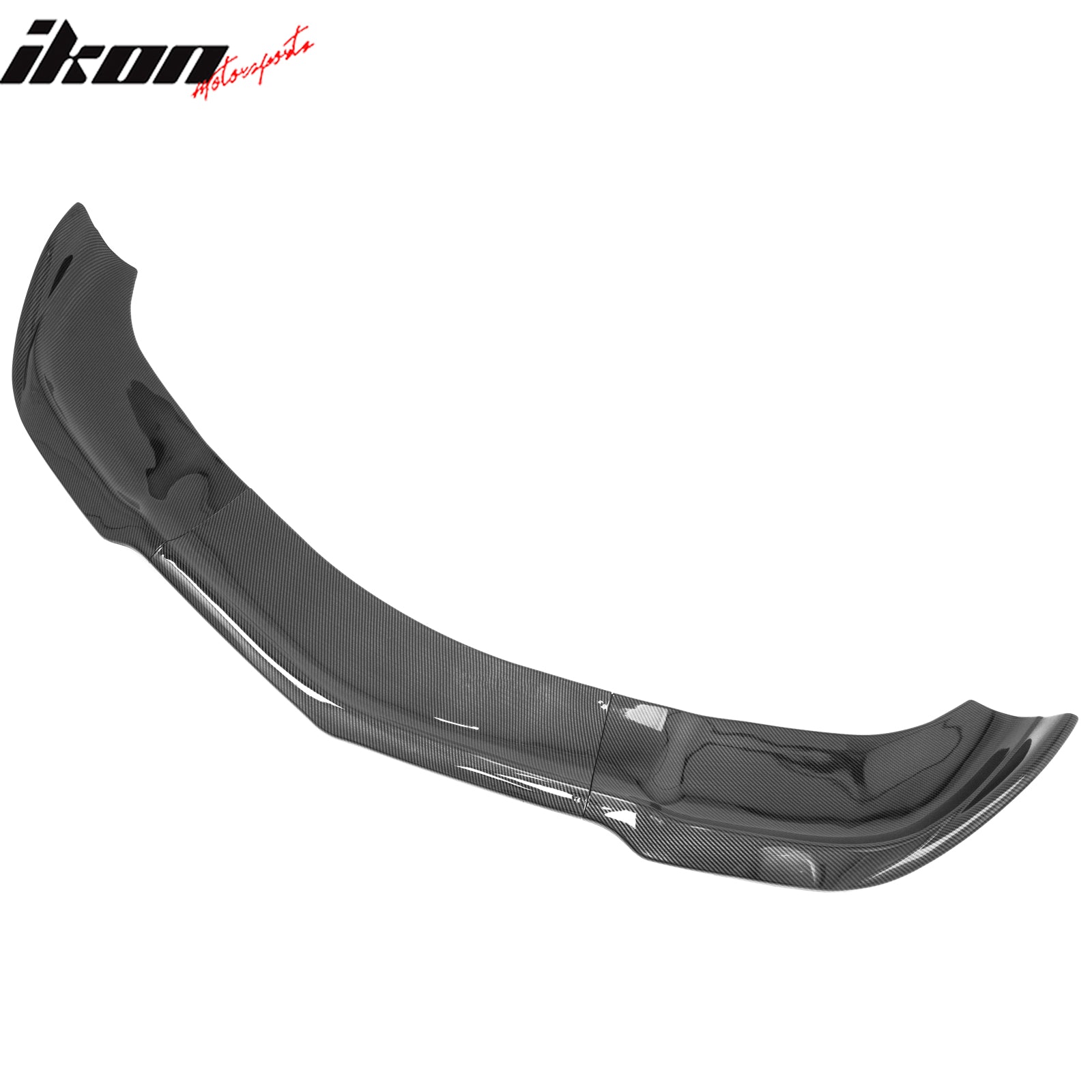 Fits 12-14 Charger SRT8 IKON PP Front Bumper Lip Chin Spoiler Carbon Fiber Print