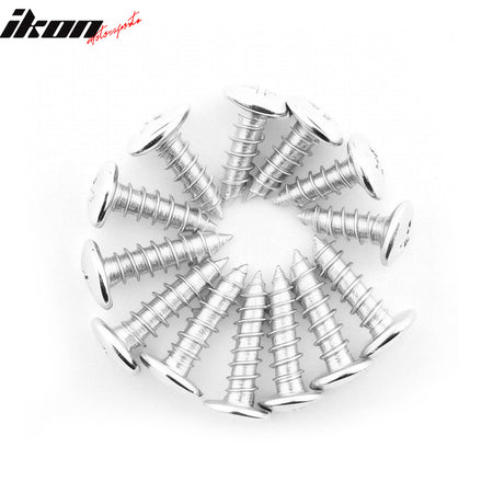 Fits 12-14 Dodge Charger SRT8 IKON PP Front Bumper Lip Chin Spoiler Gloss Black