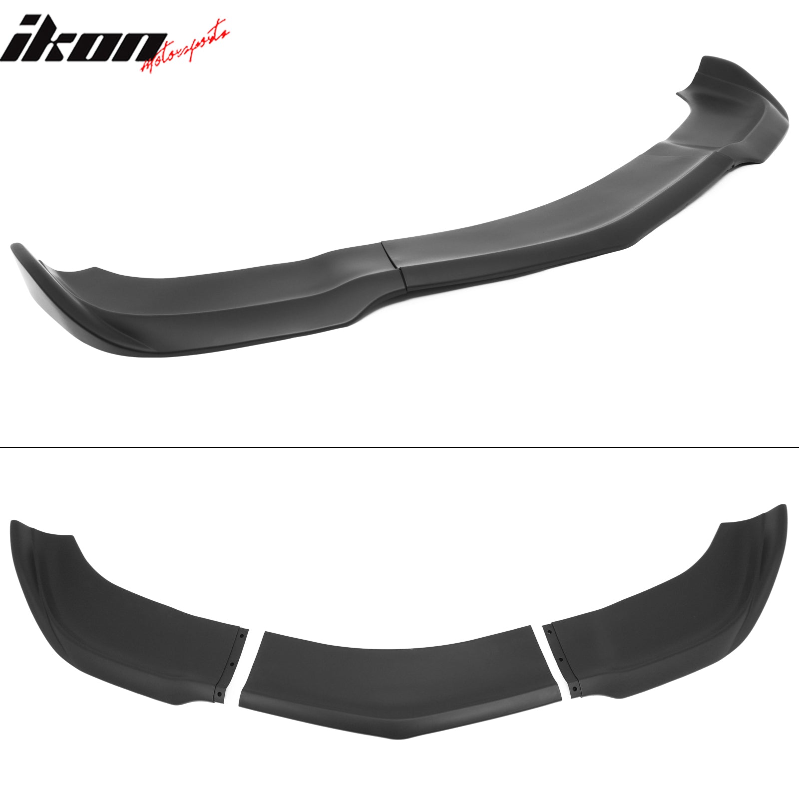 Fits 12-14 Dodge Charger SRT8 IKON PP Front Bumper Lip Chin Spoiler Matte Black
