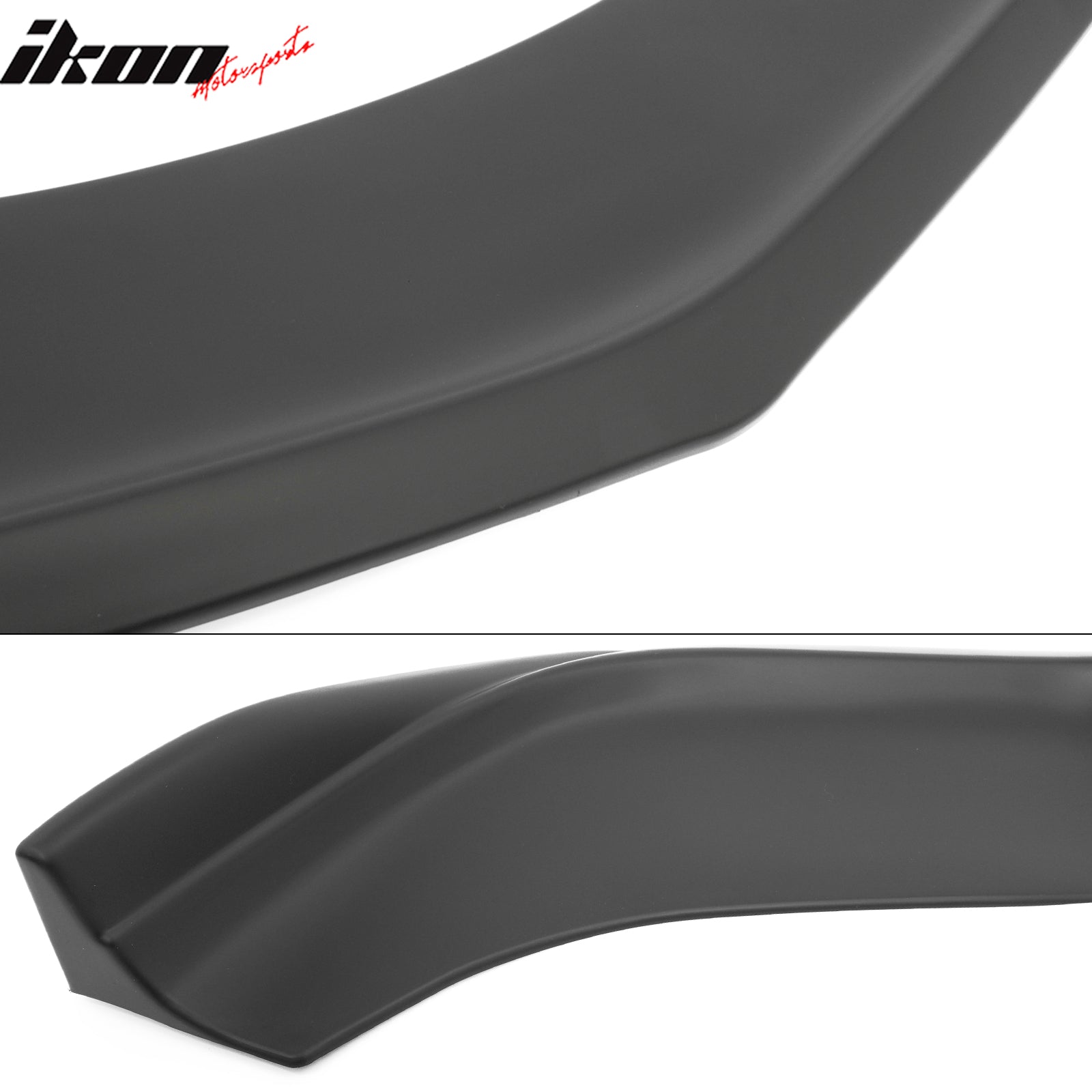 Fits 12-14 Dodge Charger SRT8 IKON PP Front Bumper Lip Chin Spoiler Matte Black