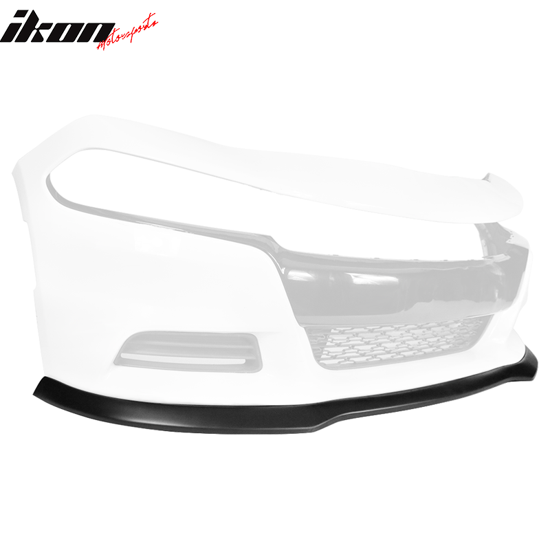 Fits 15-23 Dodge Charger RT Ikon Style Front Bumper Lip Painted Color