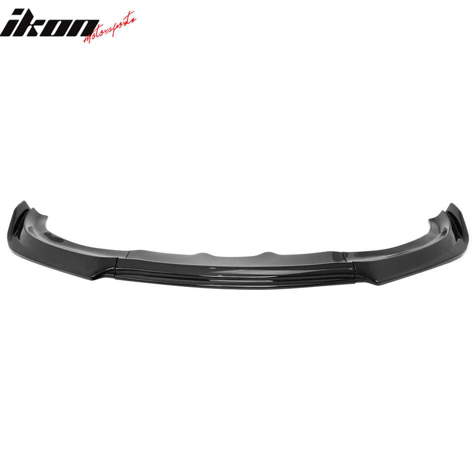 2015-2023 Dodge Charger IKON V2 Style Gloss Black Front Bumper Lip PP 3PCS