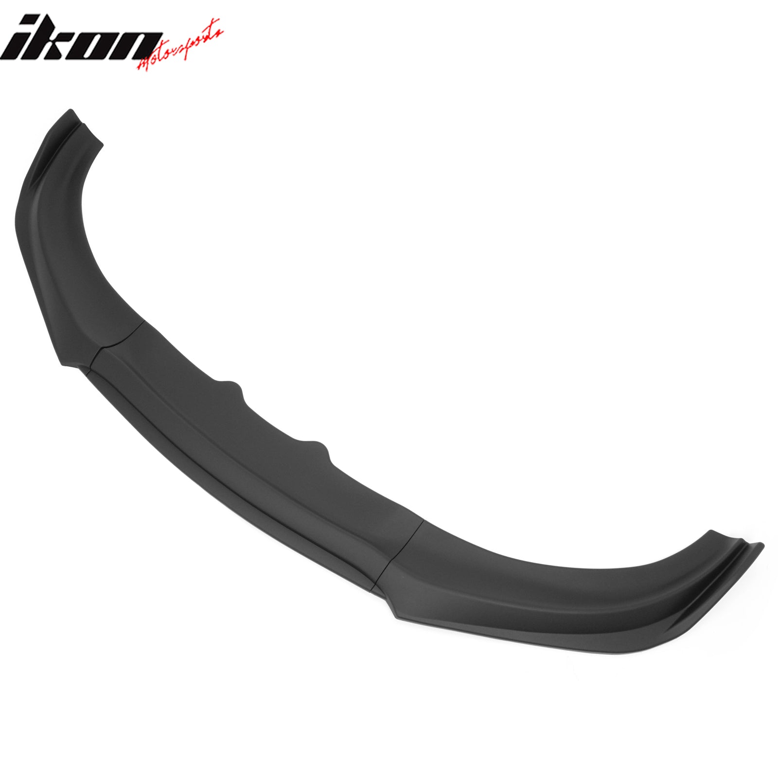 Fits 15-23 Dodge Charger IKON V2 Front Bumper Lip Spoiler Matte Black PP 3PCS