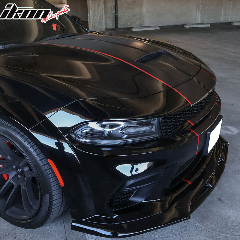 2020-2023 Dodge Charger Widebody V5 PP Front Bumper Lip